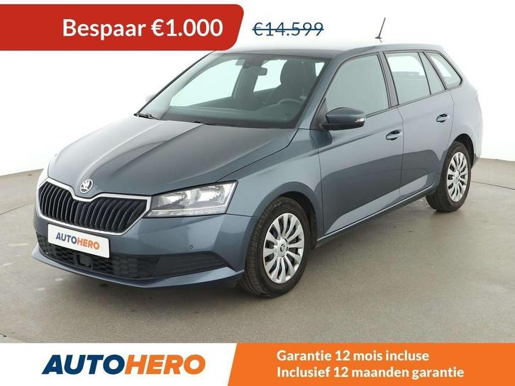 Skoda Fabia 1.0 TSI Ambition (bj 2019, automaat), Auto's, Skoda, Te koop, Fabia, ABS, Adaptive Cruise Control, Airbags, Airconditioning