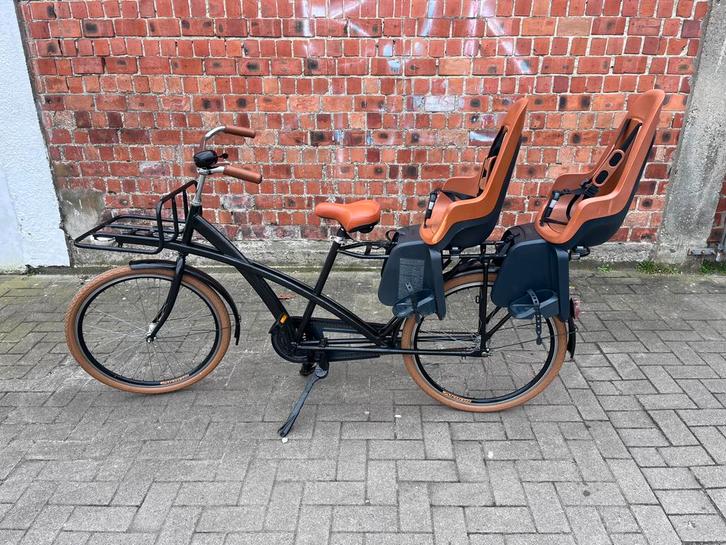 Vélo de transport à deux vélos Longtail, vélo cargo, Vélos & Vélomoteurs, Vélos | Vélos avec bac, Comme neuf, Fietsfabriek, Enlèvement