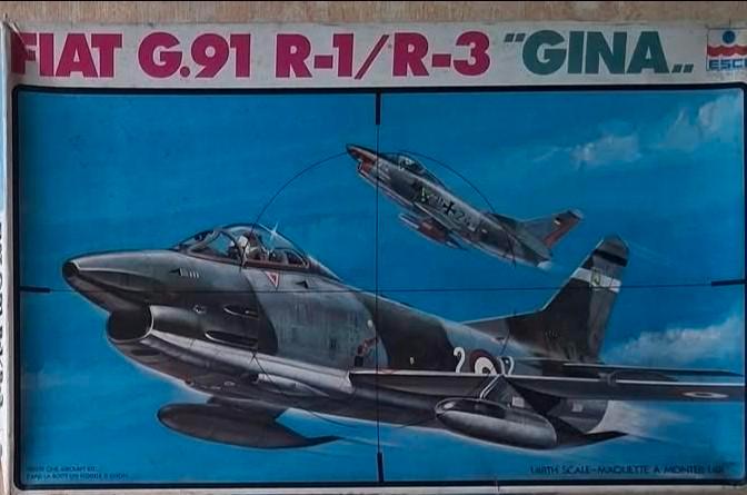 Fiat G.91 R-1/R-3 „Gina”, 1/48, Esci, Hobby en Vrije tijd, Modelbouw | Vliegtuigen en Helikopters, Zo goed als nieuw, Vliegtuig