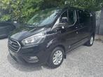 Ford Transit Custom 2.0 TDCi*DOUBLE CABINE*5PLACE*TVA DEDUCT, Auto's, Voorwielaandrijving, Stof, 1995 cc, Zwart