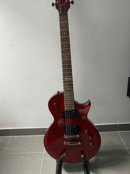 ESP LTD EC-100QM, Muziek en Instrumenten, Snaarinstrumenten | Gitaren | Elektrisch, Zo goed als nieuw, Solid body, Overige merken