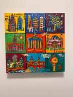 Kleurrijk en erg decoratief Schilderijtje Berlijn, Ophalen