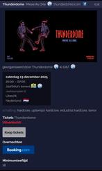 1 x ticket Thunderdome