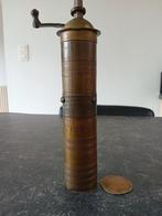 Antique Turkish Ottoman Brass Hasan Akvol Coffee Grinder, Ophalen of Verzenden