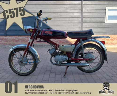 24x oldtimer brommer bromfiets zundapp puch jawa verchovina, Fietsen en Brommers, Brommers | Oldtimers, Puch, Ophalen