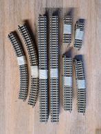 Lot de rails Fleischmann Piccolo +60 pièces en bon état, Enlèvement ou Envoi, Rails, Fleischmann