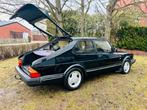 Saab 900s turbo 16valve 1992 295.000km start en rijd goed!, Auto's, Zwart, Zwart, Leder, Saab 900