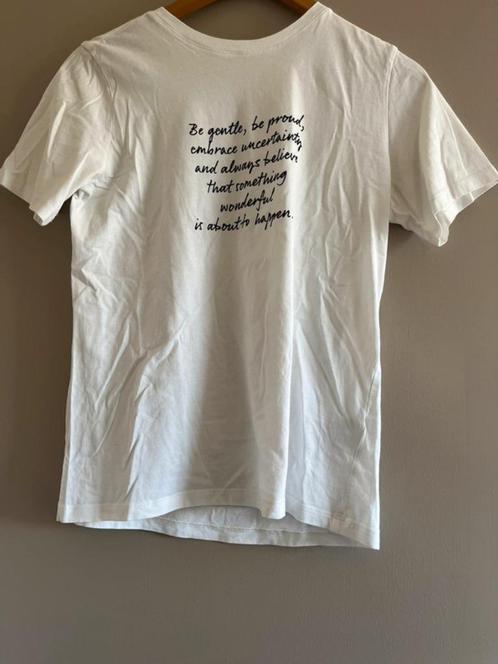 Witte T-shirt, Kleding | Dames, T-shirts, Zo goed als nieuw, Maat 36 (S), Wit, Ophalen of Verzenden