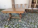 landelijk tafel en stoelen (levering mogelijk), Ophalen of Verzenden, Gebruikt, Landelijk, 4 tot 6 stoelen