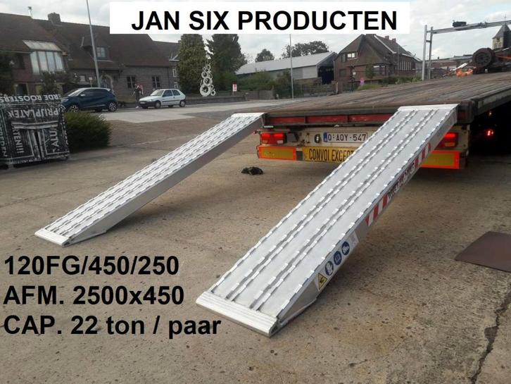 Alu. oprijplaten 2500 x 450 cap 22000 kg / paar, Auto-onderdelen, Vrachtwagen-onderdelen, Ophalen