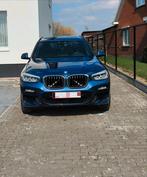 Bmw x3 xdrive20d Mpack 190pk, Auto's, Automaat, Euro 6, USB, Blauw