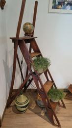 Antiek houten bibliotheek ladder, Antiek en Kunst, Ophalen