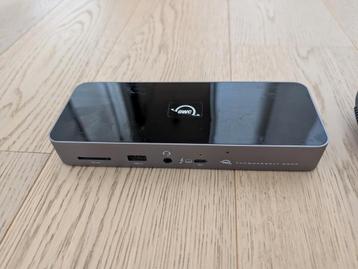 Station d'accueil OWC USB3.2/Thunderbolt 4 11 ports, Enlèvement ou Envoi, Comme neuf, Station d'accueil, Portable