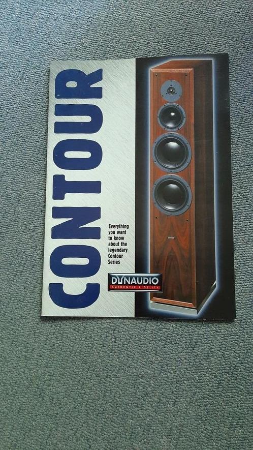 Vintage catalogus Dynaudio Contour speakers uit 1998, Audio, Tv en Foto, Luidsprekerboxen, Zo goed als nieuw, Front, Rear of Stereo speakers