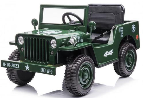 Voiture électrique enfant Jeep WILLYS 4x4 • 12V 7Ah • LUXE, Kinderen en Baby's, Speelgoed | Buiten | Accuvoertuigen, Nieuw, Ophalen