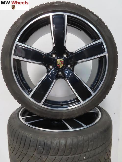 Originele Porsche Cayenne Coupe 22 inch velgen winterbanden, Auto-onderdelen, Banden en Velgen, Banden en Velgen, Winterbanden