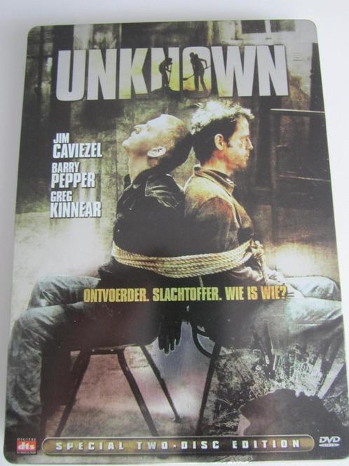 2DVD UNKNOWN (Steelcase), CD & DVD, DVD | Thrillers & Policiers, Utilisé, Thriller d'action, À partir de 12 ans, Enlèvement ou Envoi