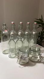 Beugelflessen en inmaakpot type “weckpot”, Ophalen, Zo goed als nieuw