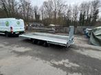 Platte aanhangwagen van 4m80 op 1m80. 3 assen, Ophalen, Zo goed als nieuw