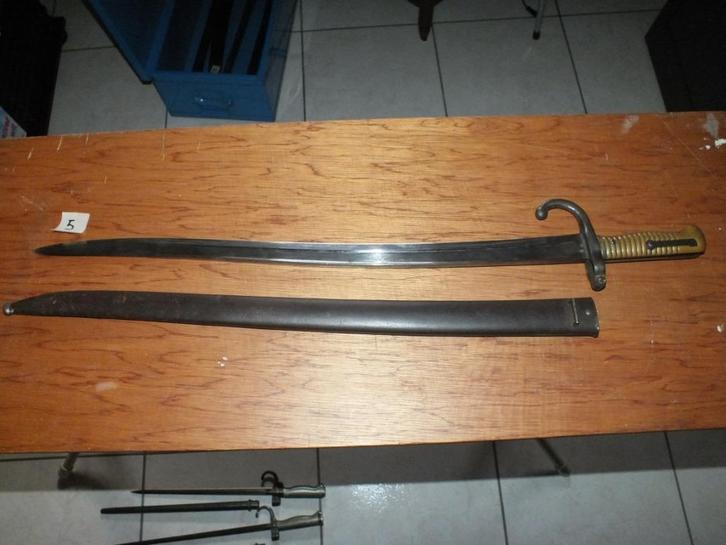 5 bajonet / bayonet, Verzamelen, Militaria | Algemeen, Ophalen