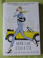 Boekje Moderne etiquette voor de vrouw van de wereld - NIEUW, Boeken, Tijdschriften en Kranten, Nieuw, Ophalen of Verzenden