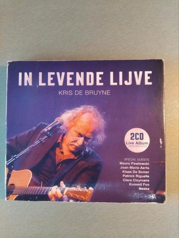 2cd. Kris De Bruyne. In levende Lijve. (Radio 1, Digipack). beschikbaar voor biedingen