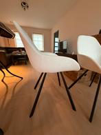 4 eetkamerstoelen juntoo, Huis en Inrichting, Stoelen, Ophalen, Zo goed als nieuw, Stof