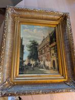 Olieverfschilderij - Gesneden gouden lijst - Jan Van Baelen, Antiek en Kunst, Ophalen