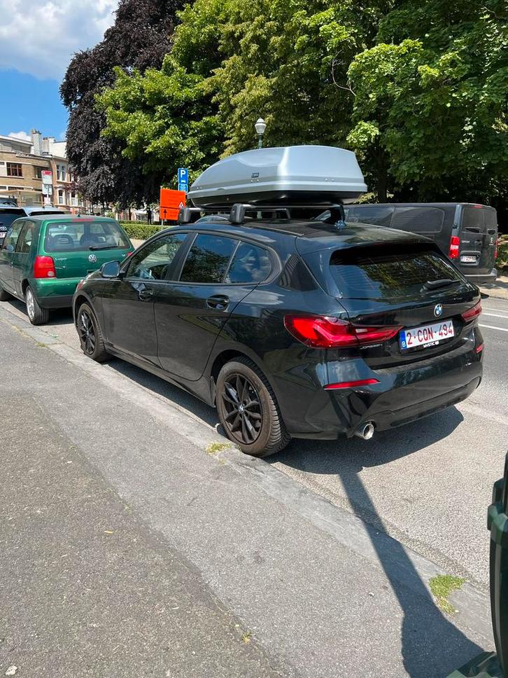 Porte-bagages + rails de BMW Série 1 (F40), Autos : Divers, Coffres de toit, Utilisé, Enlèvement