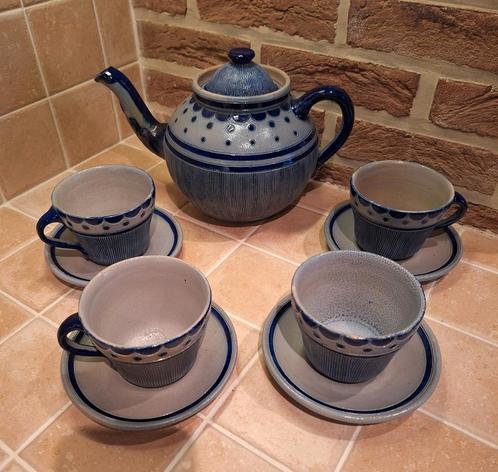Mooi keramisch servies kan kannen Les Gres de La Roche Grés, Huis en Inrichting, Keuken | Servies, Zo goed als nieuw, Ophalen