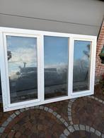 Belle fenêtre en PVC blanc à 2 ailes, Enlèvement, Comme neuf