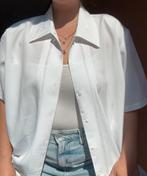 Vintage wit geborduurd hemd, Vintage Dressing, Wit, Maat 42/44 (L), Ophalen of Verzenden