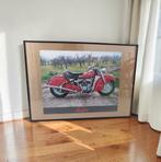 TE KOOP: Klassieke Indian Motorcycle Poster – Slechts €29!, Enlèvement ou Envoi