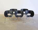 5x Vitra Tom Vac stoel zwart door Ron Arad, Ophalen, Modern design, Gebruikt, Zwart