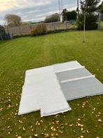 Grindmat EM 40mm wit, met worteldoek, Ophalen, Wit