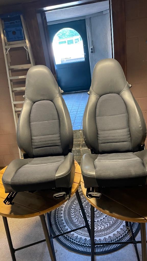 Porsche 986 boxster, 996 carrera stoelen, Auto-onderdelen, Interieur en Bekleding, Porsche, Gebruikt, Ophalen