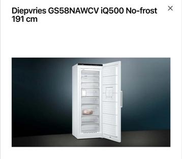 Diepvries siemens GS58NAWCV iQ500 beschikbaar voor biedingen