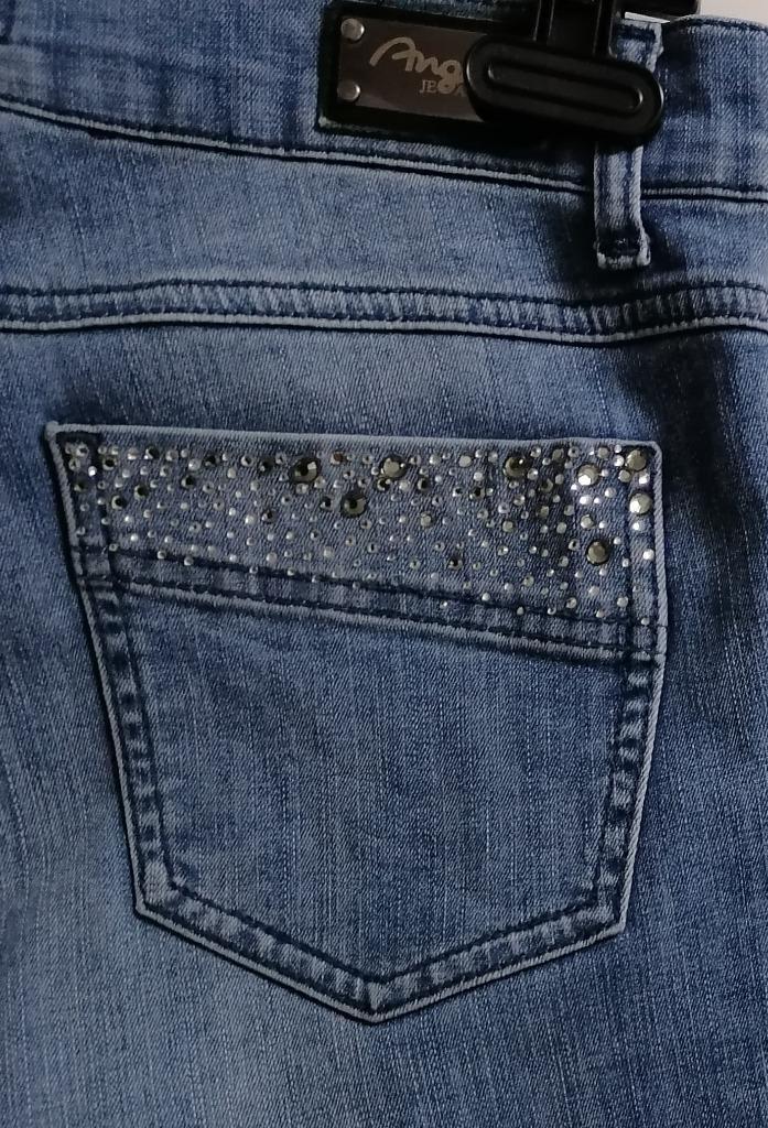 Blauw jeansbroek straight fit van Angels, maat 38, Kleding | Dames, Spijkerbroeken en Jeans, Zo goed als nieuw, Blauw, Ophalen of Verzenden