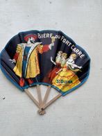 oude bier "bière du fort carré" reclame waaier, Ophalen of Verzenden, Gebruikt, Gebruiksvoorwerp