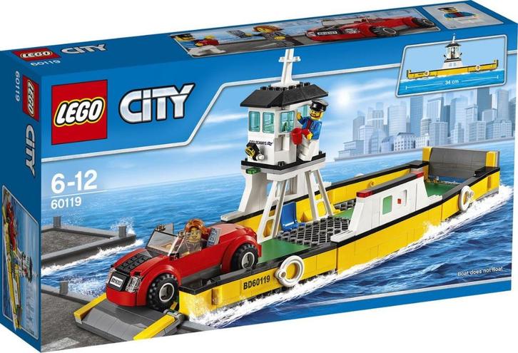 LEGO City Harbor 60119 Ferry boot haven MET DOOS, Kinderen en Baby's, Speelgoed | Duplo en Lego, Zo goed als nieuw, Lego, Complete set