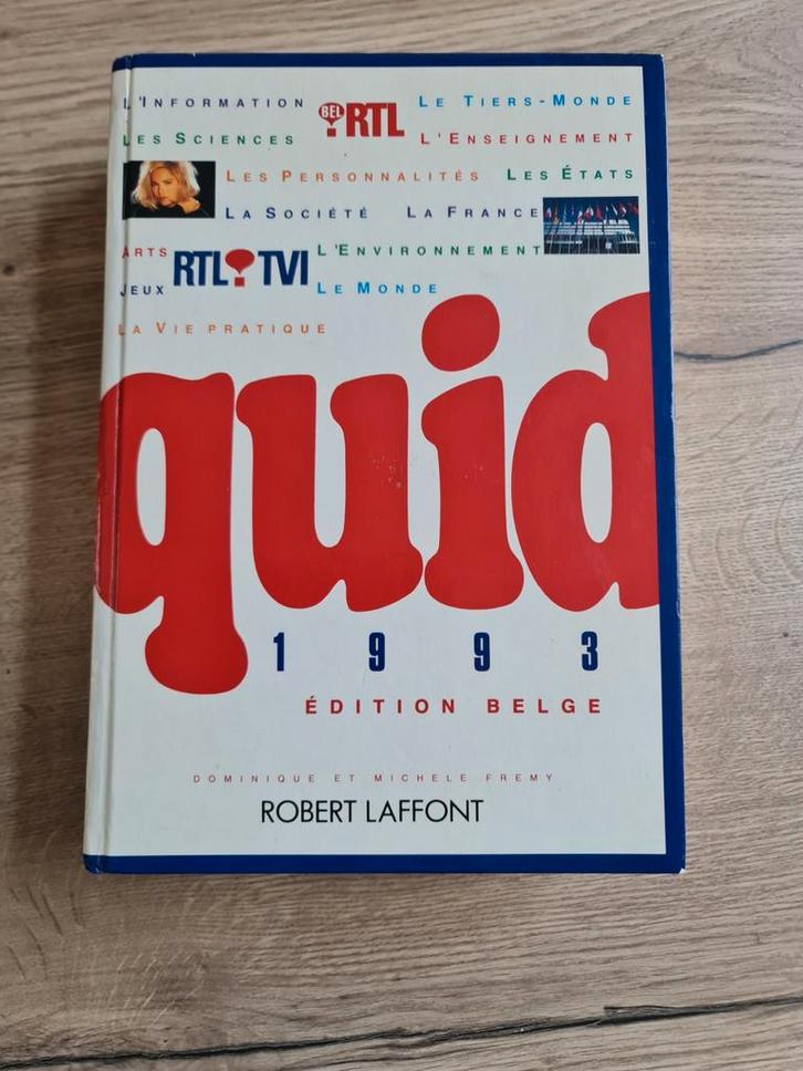 Livre français quid 1993/ROBERT LAFFONT, Livres, Langue | Français, Comme neuf, Enlèvement ou Envoi