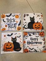 4 NIEUWE halloween kussenslopen, Huis en Inrichting, Ophalen of Verzenden, Nieuw, Rood, Vierkant