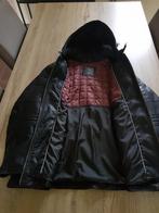 Veste en cuir noir pour homme avec capuche 3XL, Enlèvement, Neuf