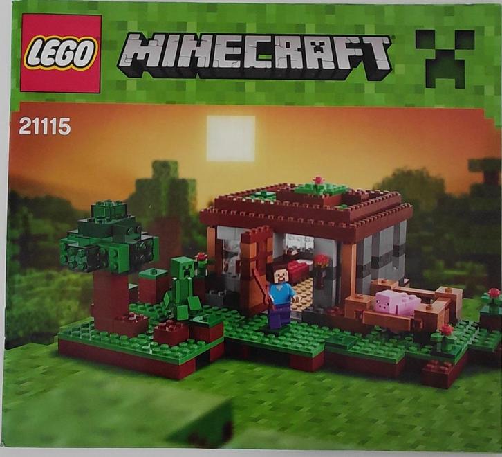 Lego Minecraft Eerste dag 21115, Kinderen en Baby's, Speelgoed | Duplo en Lego, Gebruikt, Lego, Complete set, Ophalen