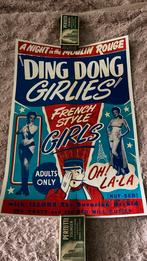 Ding Dong Girlies affiche, Comme neuf, Enlèvement ou Envoi