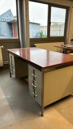 Bureau metaal vintage, Ophalen, Gebruikt, Bureau