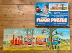 Prachtige vintage houten vloer puzzel, Antiek en Kunst, Ophalen of Verzenden
