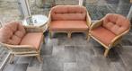 loungeset, Ophalen, 4 zitplaatsen, Gebruikt, Rotan