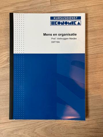 Mens en organisatie slides prof Verbruggen beschikbaar voor biedingen