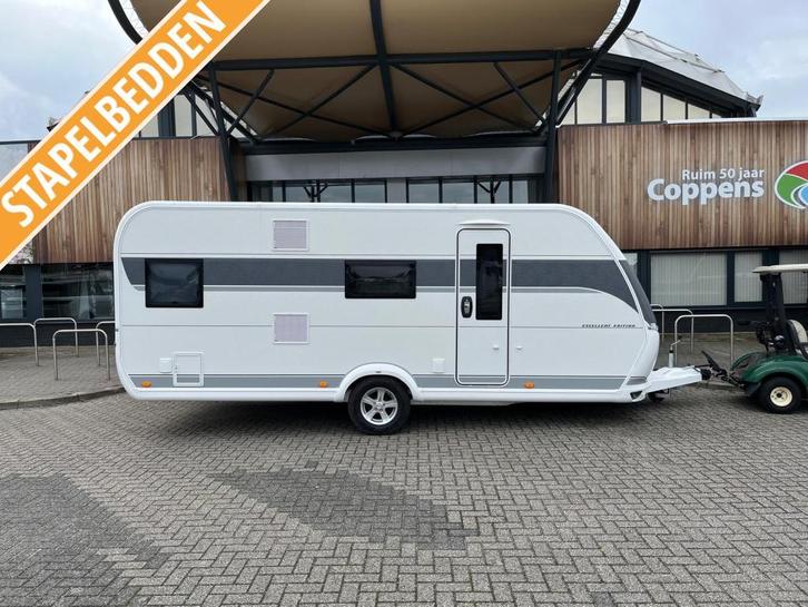 Hobby Excellent Edition 545 KMF 2025 MEGA KORTING!, Caravans en Kamperen, Caravans, tot en met 6, 1250 - 1500 kg, Treinzit, Hobby
